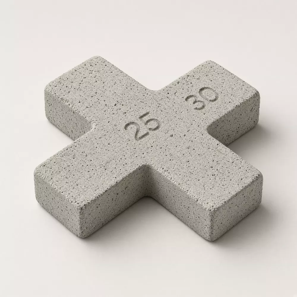 CCS25-30, Cale compacte standard, cale en béton fibré