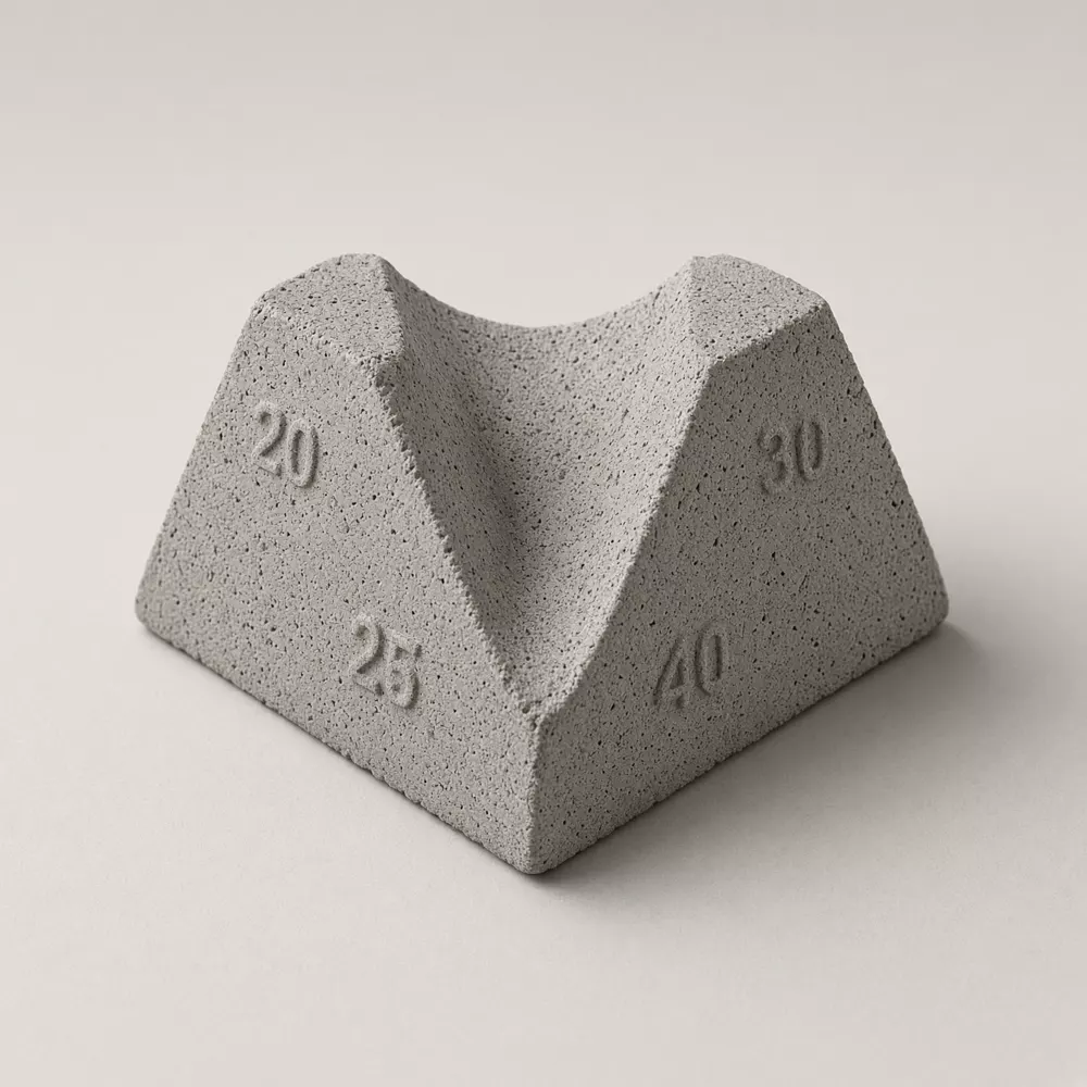 CMHBF, Cale multi-hauteurs, cale en béton fibré